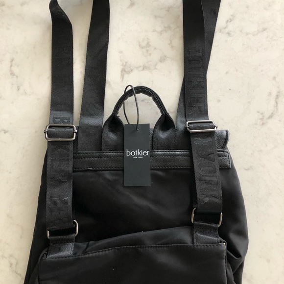 Botkier Trigger Mini Nylon Backpack - Black NWT - Picture 4 of 7